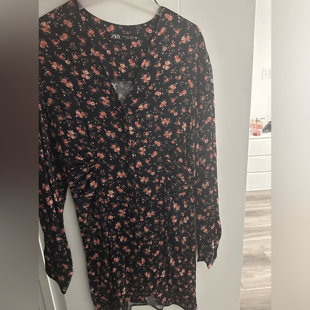 Zara floral dress